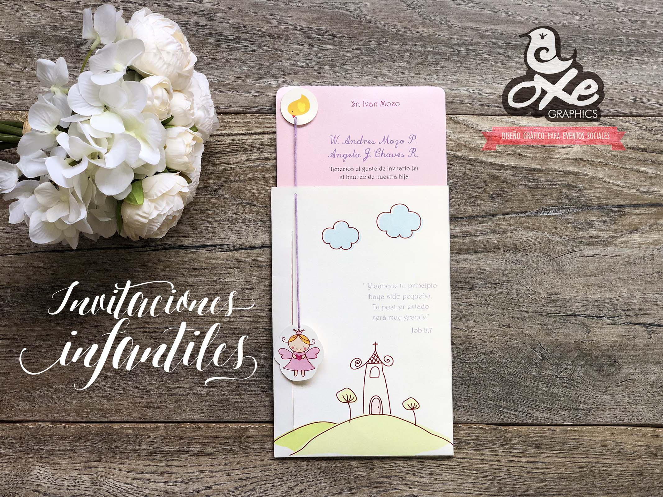 VER CATALOGO DE TARJETAS DE INVITACIONES INFANTILES - OXEGRAPHICS
